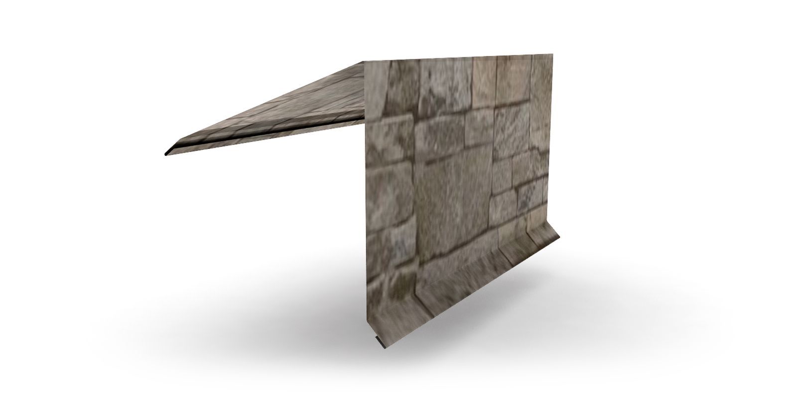 Планка конька односкатной кровли с покрытием Colority® Print, цвет камень песчаник ПрофЛайн, купить Планка конька односкатной кровли с покрытием Colority® Print, цвет камень песчаник в ПрофЛайн