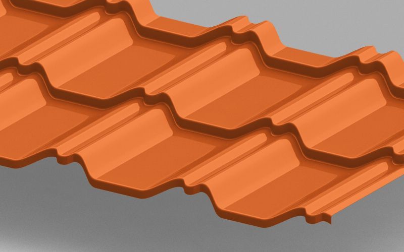 Модульная металлочерепица Kvinta Uno с покрытием Полиэстер, цвет RAL 2004 ПрофЛайн, купить Модульная металлочерепица Kvinta Uno с покрытием Полиэстер, цвет RAL 2004 в ПрофЛайн Модульная металлочерепица Kvinta Uno с покрытием Полиэстер, цвет RAL 2004 ПрофЛайн, купить Модульная металлочерепица Kvinta Uno с покрытием Полиэстер, цвет RAL 2004 в ПрофЛайн