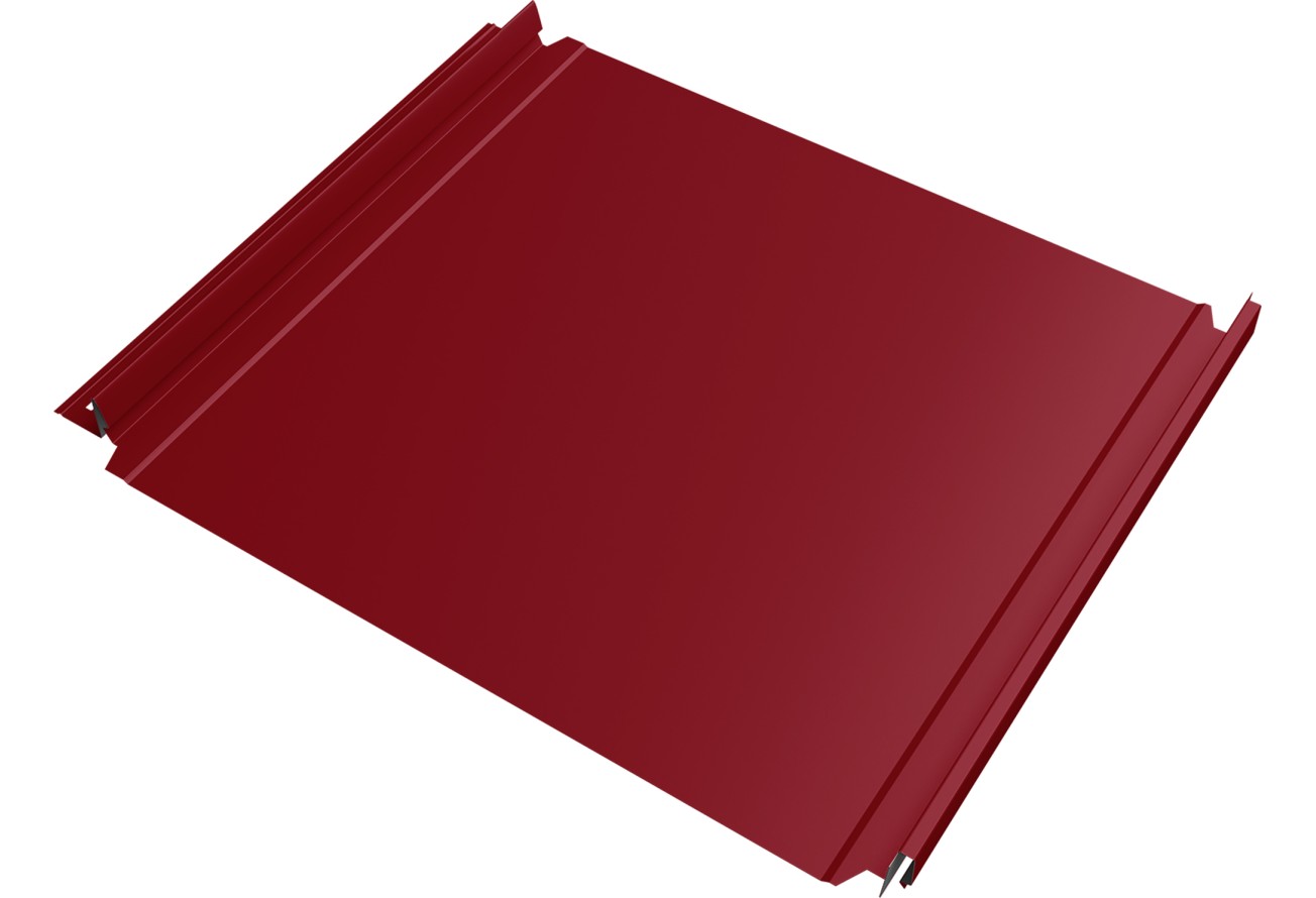 Кликфальц Double Pro 0,45 ПЭ с пленкой на замках RAL 3003 рубиново-красный ПрофЛайн, купить Кликфальц Double Pro 0,45 ПЭ с пленкой на замках RAL 3003 рубиново-красный в ПрофЛайн