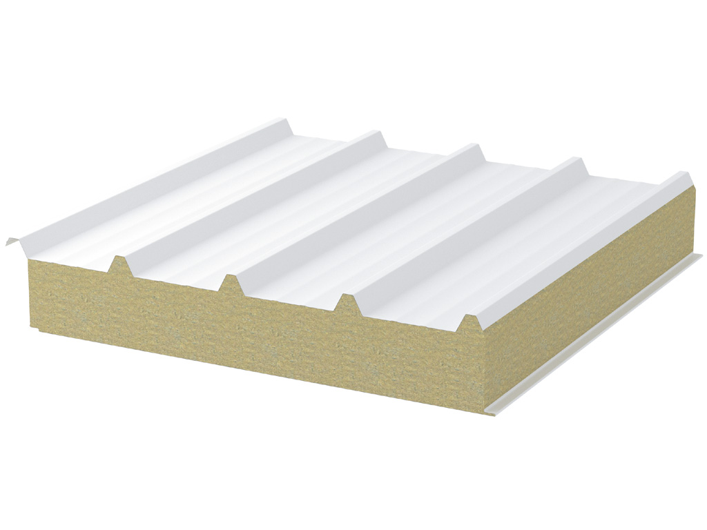 Стеновые сэндвич-панели с наполнителем из пенополиизоцианурата толщиной 80 мм, ширина 1190 мм, цвет RAL 9003 ПрофЛайн, купить Стеновые сэндвич-панели с наполнителем из пенополиизоцианурата толщиной 80 мм, ширина 1190 мм, цвет RAL 9003 в ПрофЛайн