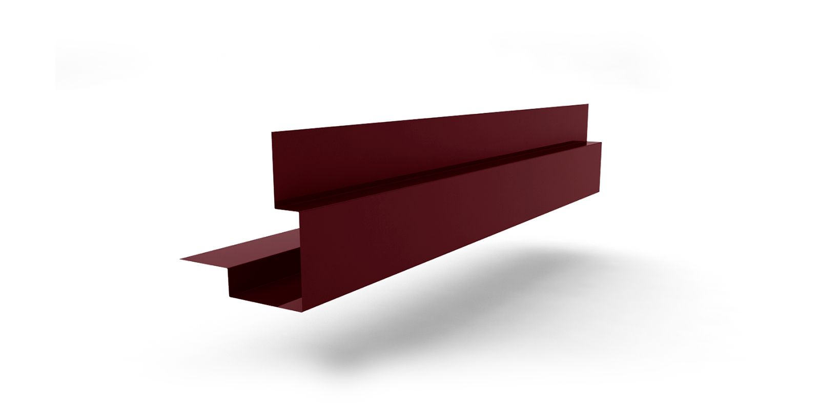 Планка угла наружного линеарного 75х75х3000 с покрытием GreenCoat® Pural®, цвет RR 29 ПрофЛайн, купить Планка угла наружного линеарного 75х75х3000 с покрытием GreenCoat® Pural®, цвет RR 29 в ПрофЛайн