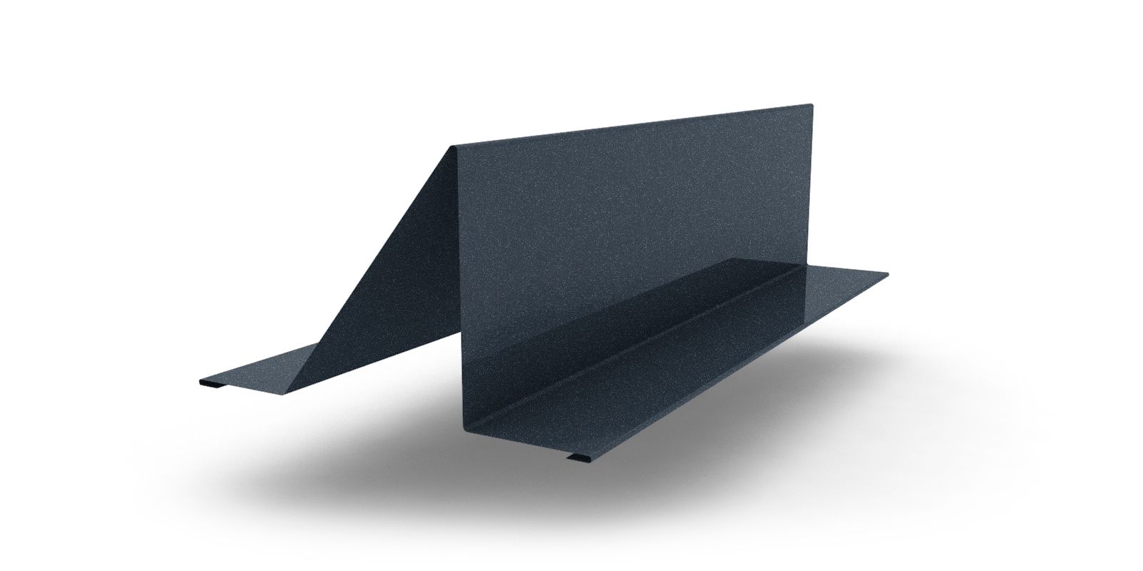 Планка снегозадержания с покрытием Стальной бархат, толщина 0,50 мм, цвет RAL 7011 ПрофЛайн, купить Планка снегозадержания с покрытием Стальной бархат, толщина 0,50 мм, цвет RAL 7011 в ПрофЛайн