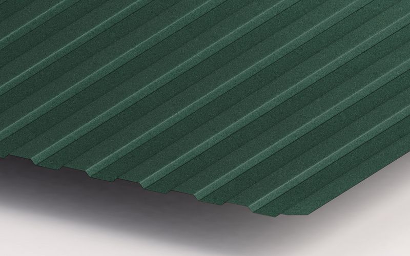 Профнастил С8 с покрытием Velur® 0,5 мм, RAL 6020 Профлайн Профнастил С8 с покрытием Velur® 0,5 мм, RAL 6020 Профлайн
