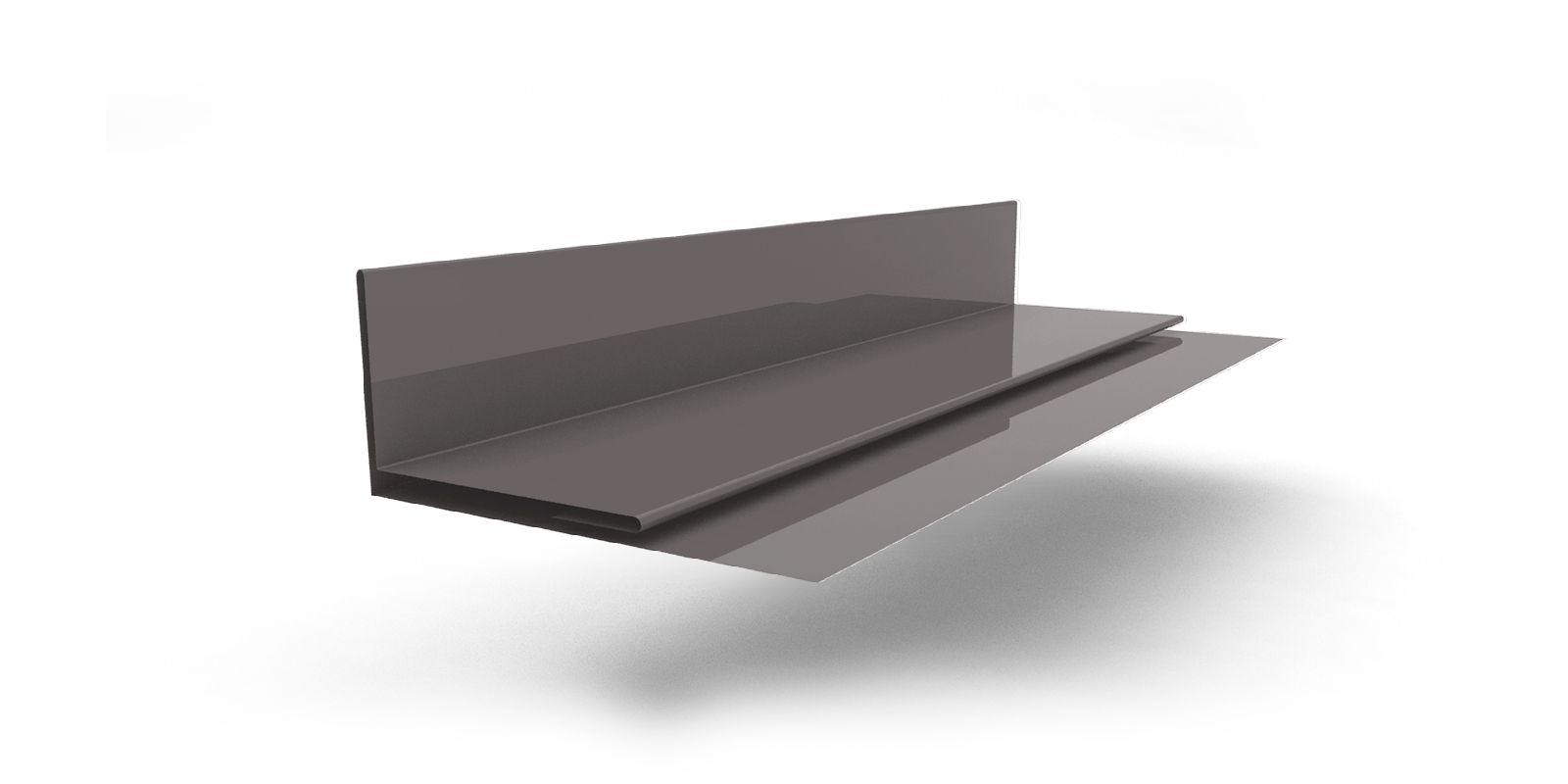 Планка аквилона 55х20х3000 с покрытием Полиэстер, цвет RAL 7005 ПрофЛайн, купить Планка аквилона 55х20х3000 с покрытием Полиэстер, цвет RAL 7005 в ПрофЛайн