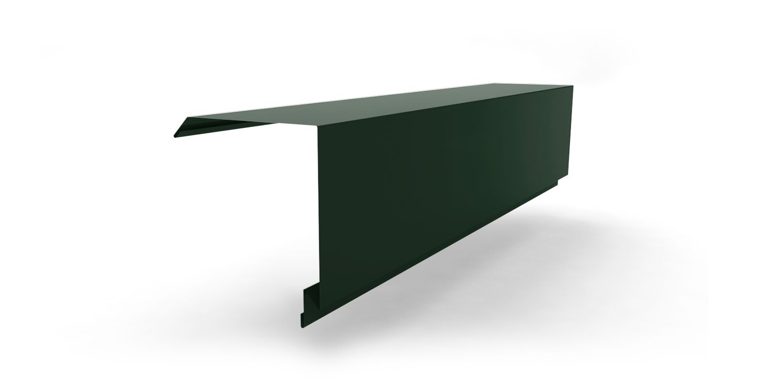 Планка торцевая для сэндвич-панелей с покрытием GreenCoat® Pural®, цвет RR 11 ПрофЛайн, купить Планка торцевая для сэндвич-панелей с покрытием GreenCoat® Pural®, цвет RR 11 в ПрофЛайн