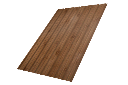 Профнастил С10B Grand Line 0,45 Print Premium Pine Wood Fresh Профлайн