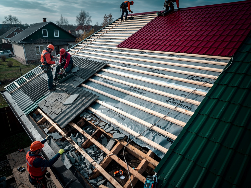 Реконструкция крыши профнастилом: как заменить старое покрытие без лишних затрат