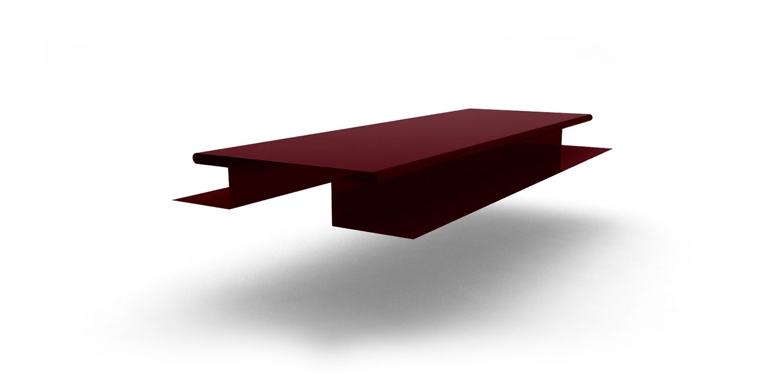 Планка стыковочная сложная с покрытием GreenCoat® Pural®, цвет RR 29 ПрофЛайн, купить Планка стыковочная сложная с покрытием GreenCoat® Pural®, цвет RR 29 в ПрофЛайн