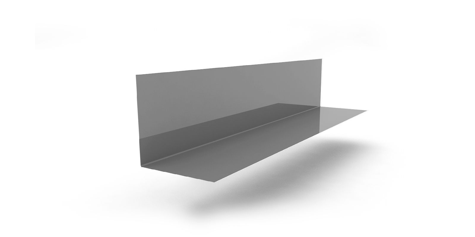 Планка угла внутреннего линеарного 78х78х3000 с покрытием PVDF, цвет RAL 7004 ПрофЛайн, купить Планка угла внутреннего линеарного 78х78х3000 с покрытием PVDF, цвет RAL 7004 в ПрофЛайн