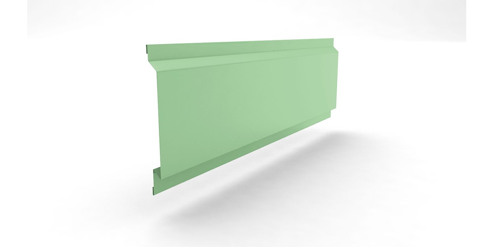 Планка горизонтального стыка сэндвич-панелей с покрытием Полиэстер, цвет RAL 6019 ПрофЛайн, купить Планка горизонтального стыка сэндвич-панелей с покрытием Полиэстер, цвет RAL 6019 в ПрофЛайн