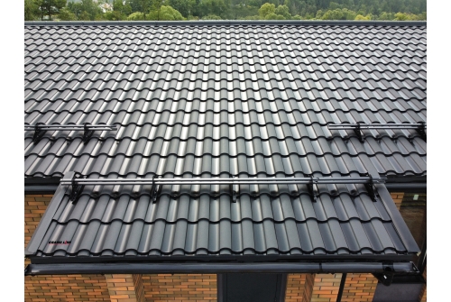 Металлочерепица "Кредо" ("Kredo") v01 0,5 Rooftop Бархат RAL 9005 черный ПрофЛайн, купить Металлочерепица "Кредо" ("Kredo") v01 0,5 Rooftop Бархат RAL 9005 черный в ПрофЛайн