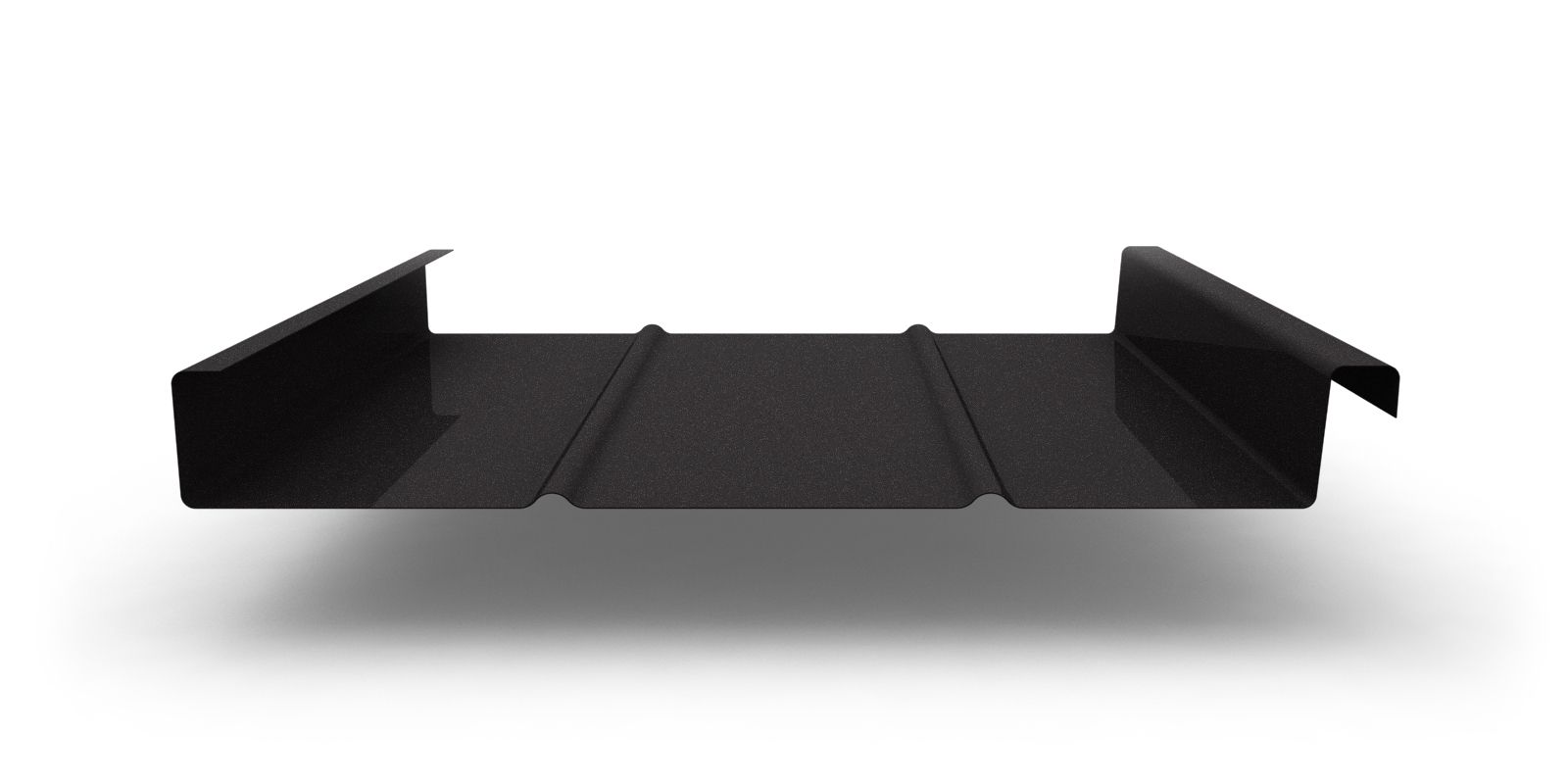 Двойной стоячий фальц Line с покрытием Velur®, толщина 0,50 мм, цвет RAL 9005 ПрофЛайн, купить Двойной стоячий фальц Line с покрытием Velur®, толщина 0,50 мм, цвет RAL 9005 в ПрофЛайн