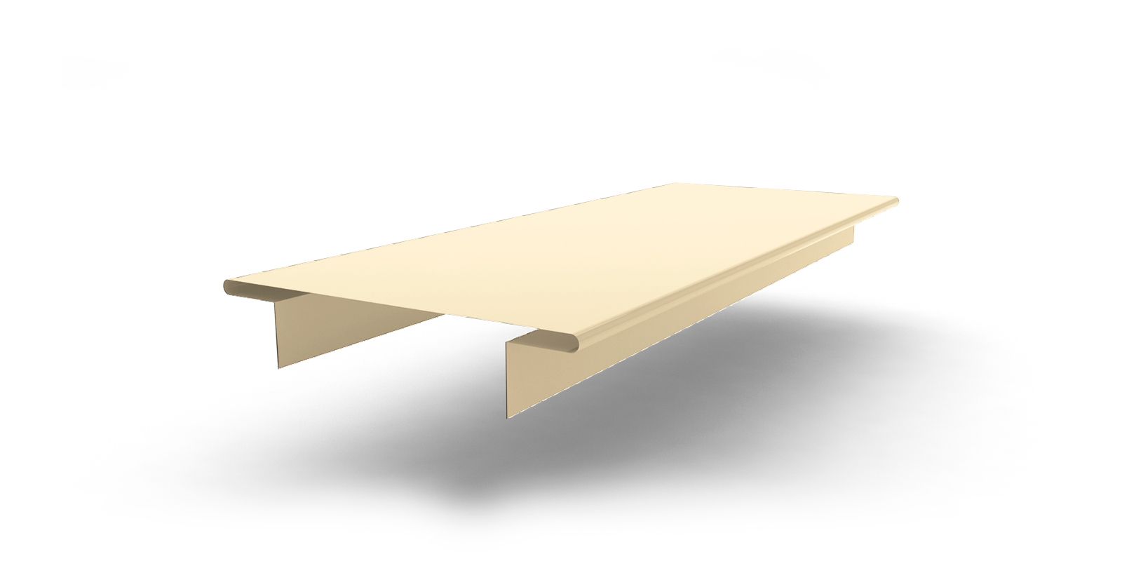 Планка декоративная межэтажная 92х3000 с покрытием PVDF, цвет RAL 1015 ПрофЛайн, купить Планка декоративная межэтажная 92х3000 с покрытием PVDF, цвет RAL 1015 в ПрофЛайн