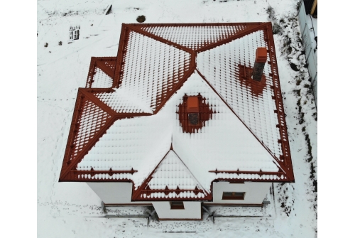 Металлочерепица Классик ("Classic") v02 0,5 Satin Matt RAL 8004 терракота ПрофЛайн, купить Металлочерепица Классик ("Classic") v02 0,5 Satin Matt RAL 8004 терракота в ПрофЛайн