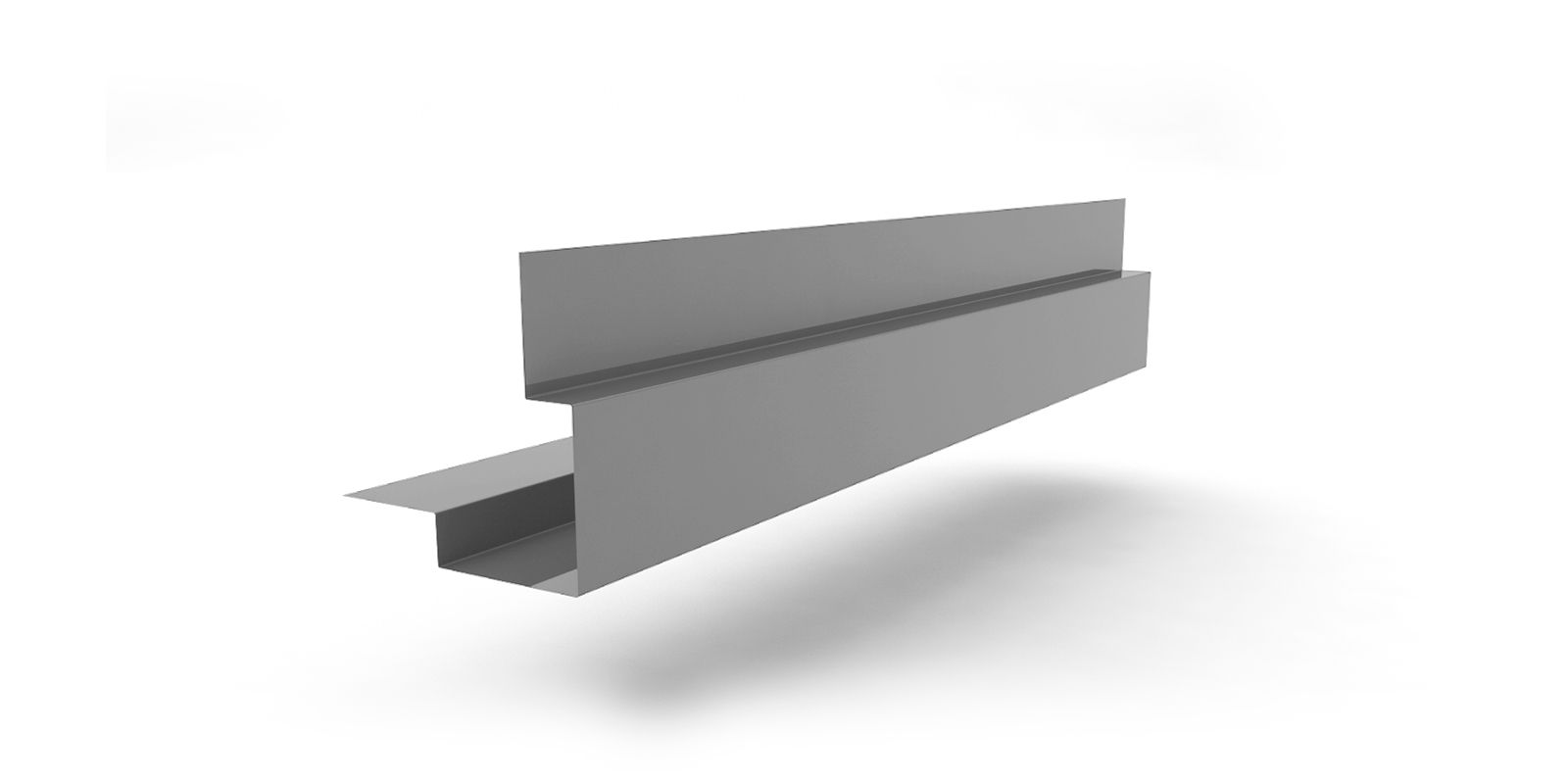 Планка угла наружного линеарного 75х75х3000 с покрытием Полиэстер, цвет RAL 7004 ПрофЛайн, купить Планка угла наружного линеарного 75х75х3000 с покрытием Полиэстер, цвет RAL 7004 в ПрофЛайн