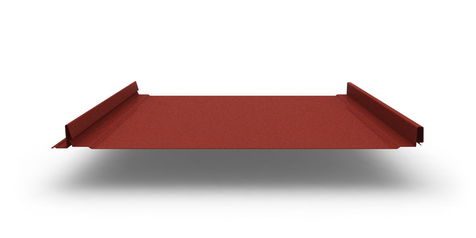 Кликфальц Pro с покрытием Стальной бархат, толщина 0,50 мм, цвет RAL 8004 ПрофЛайн, купить Кликфальц Pro с покрытием Стальной бархат, толщина 0,50 мм, цвет RAL 8004 в ПрофЛайн