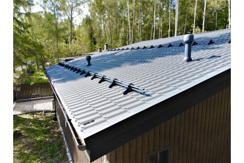 Металлочерепица Классик ("Classic") v01 0,5 Drap TX RAL 7016 антрацитово-серый ПрофЛайн, купить Металлочерепица Классик ("Classic") v01 0,5 Drap TX RAL 7016 антрацитово-серый в ПрофЛайн