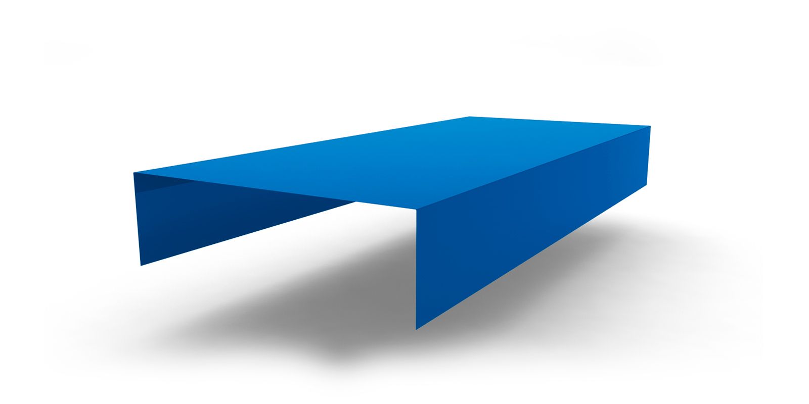 Планка заделки торца сэндвич-панелей с покрытием Полиэстер, цвет RAL 5015 ПрофЛайн, купить Планка заделки торца сэндвич-панелей с покрытием Полиэстер, цвет RAL 5015 в ПрофЛайн