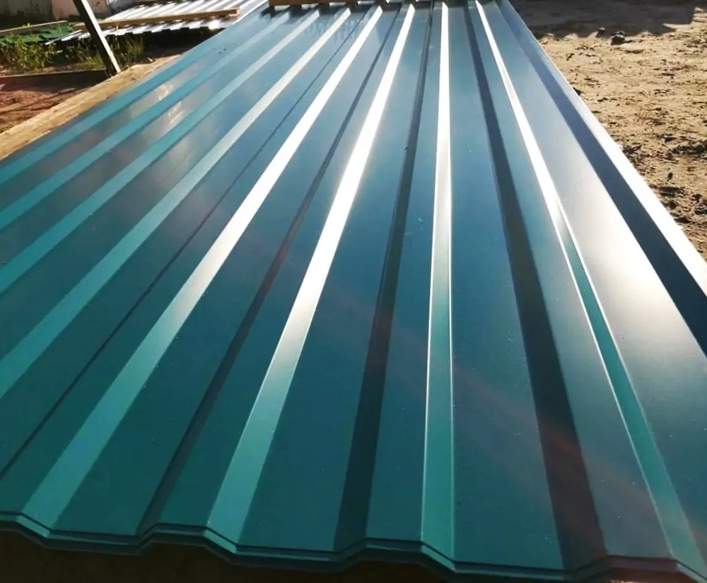 Профнастил Металл Профиль МП-20 0,5 PURMAN® RAL 6005 Зеленый мох | B Профлайн