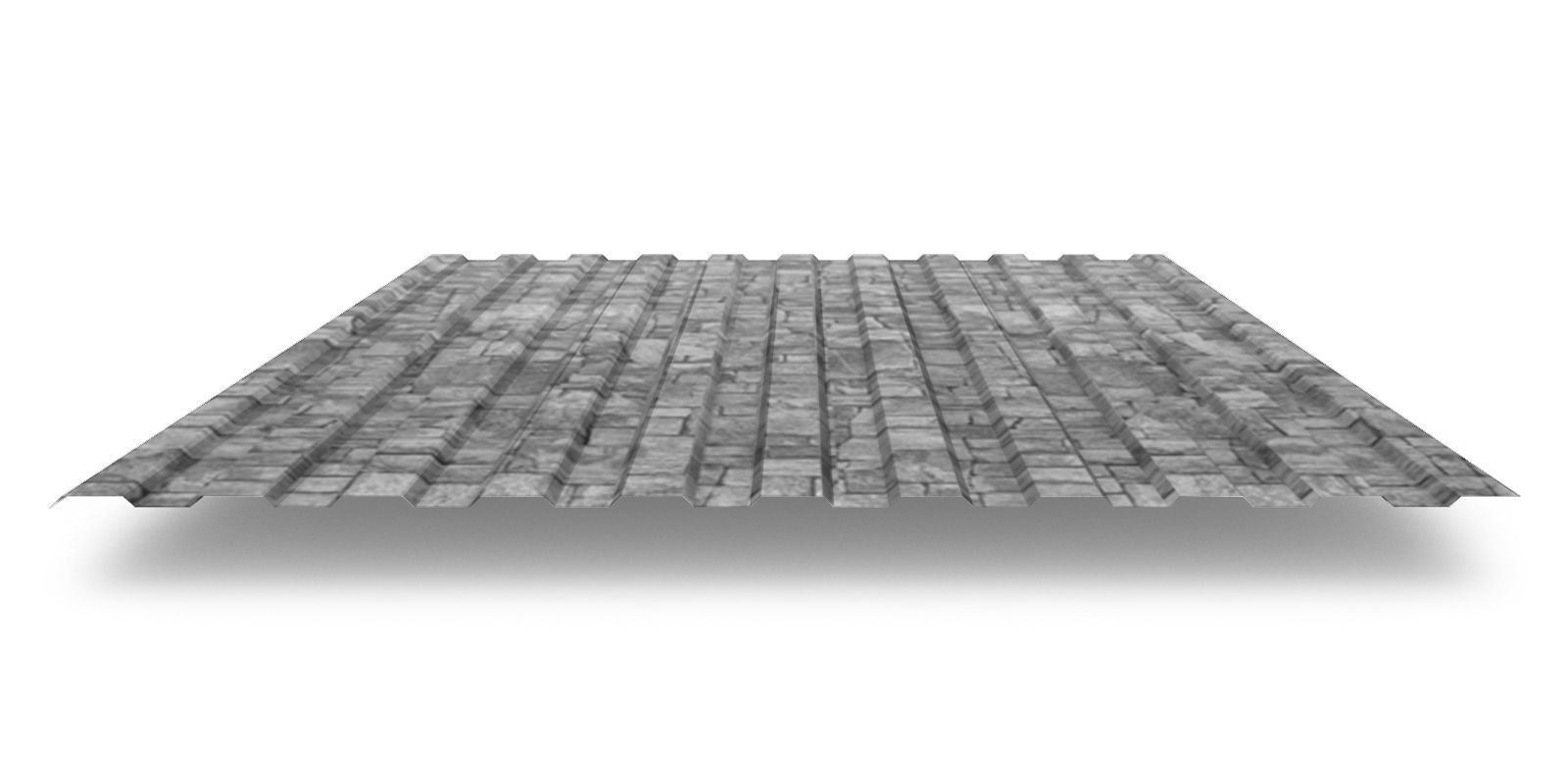 Профнастил МП10 с покрытием ECOSTEEL® 0,5 мм, белый камень Профлайн Профнастил МП10 с покрытием ECOSTEEL® 0,5 мм, белый камень Профлайн