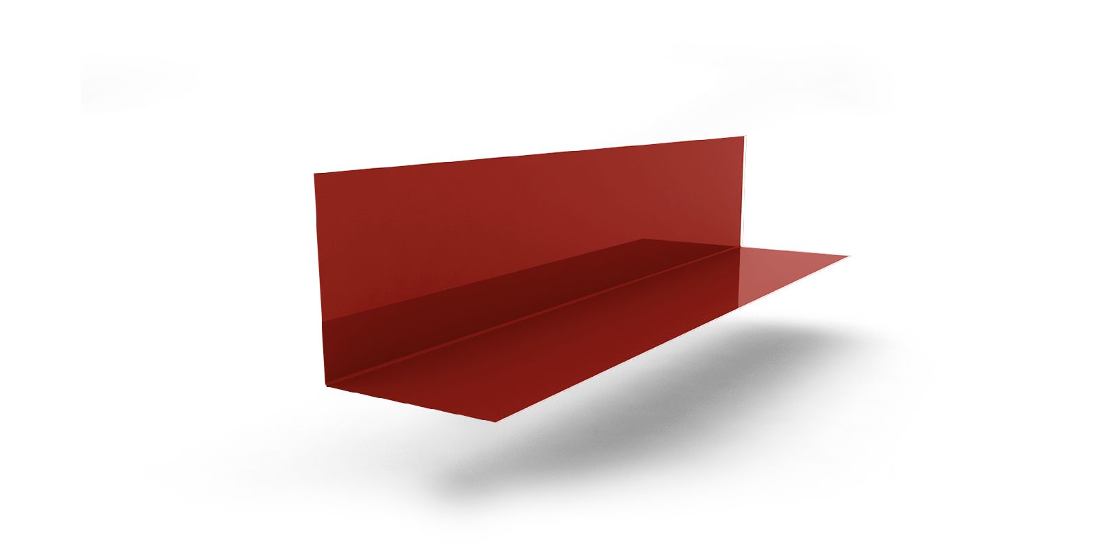 Планка угла внутреннего линеарного 78х78х3000 с покрытием PVDF, цвет RAL 8004 ПрофЛайн, купить Планка угла внутреннего линеарного 78х78х3000 с покрытием PVDF, цвет RAL 8004 в ПрофЛайн