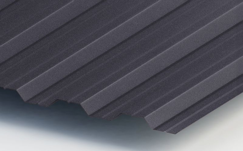 Профнастил НС35 с покрытием Drap® 0,45 мм, RAL 7024 Профлайн Профнастил НС35 с покрытием Drap® 0,45 мм, RAL 7024 Профлайн