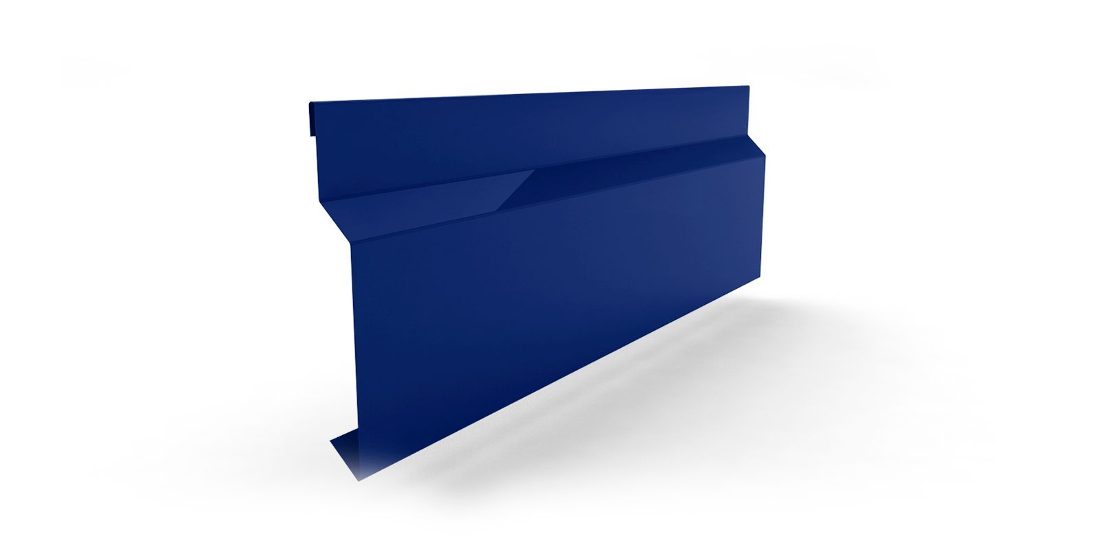 Планка отлива цокольного для сэндвич-панелей с покрытием PVDF, цвет RAL 5005 ПрофЛайн, купить Планка отлива цокольного для сэндвич-панелей с покрытием PVDF, цвет RAL 5005 в ПрофЛайн