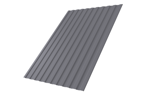 Профнастил С8A v01 Grand Line 0,4 PE RAL 7004 сигнальный серый Профлайн