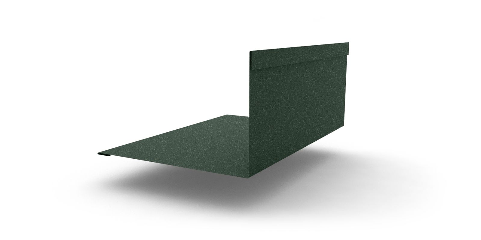 Планка примыкания к стене фальц с покрытием GreenCoat® Pural Matt®, цвет RR 11 ПрофЛайн, купить Планка примыкания к стене фальц с покрытием GreenCoat® Pural Matt®, цвет RR 11 в ПрофЛайн