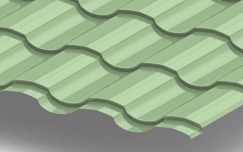 Металлочерепица Монтекристо с покрытием NormanMP®, толщина 0,50 мм, цвет RAL 6019 ПрофЛайн, купить Металлочерепица Монтекристо с покрытием NormanMP®, толщина 0,50 мм, цвет RAL 6019 в ПрофЛайн Металлочерепица Монтекристо с покрытием NormanMP®, толщина 0,50 мм, цвет RAL 6019 ПрофЛайн, купить Металлочерепица Монтекристо с покрытием NormanMP®, толщина 0,50 мм, цвет RAL 6019 в ПрофЛайн