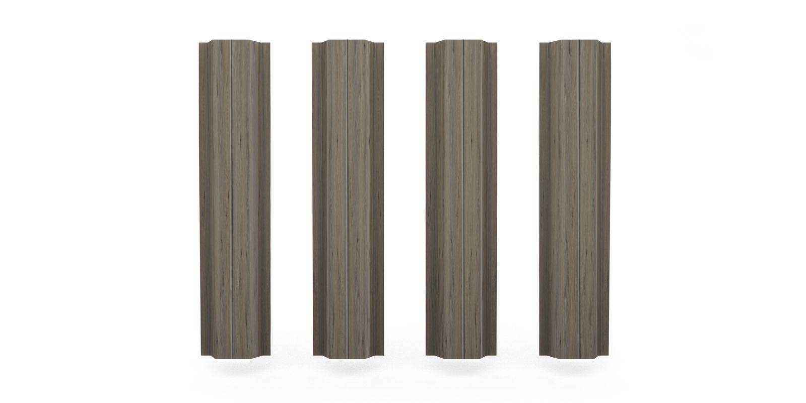 Штакетник металлический П-образный с ребром жёсткости, цвет античный дуб, длина 2 м, Двусторонняя окраска ПрофЛайн, купить Штакетник металлический П-образный с ребром жёсткости, цвет античный дуб, длина 2 м, Двусторонняя окраска в ПрофЛайн