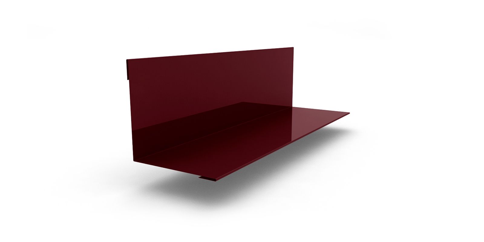 Планка угла внутреннего простая, цвет RR 29 с покрытием GreenCoat® Pural® ПрофЛайн, купить Планка угла внутреннего простая, цвет RR 29 с покрытием GreenCoat® Pural® в ПрофЛайн