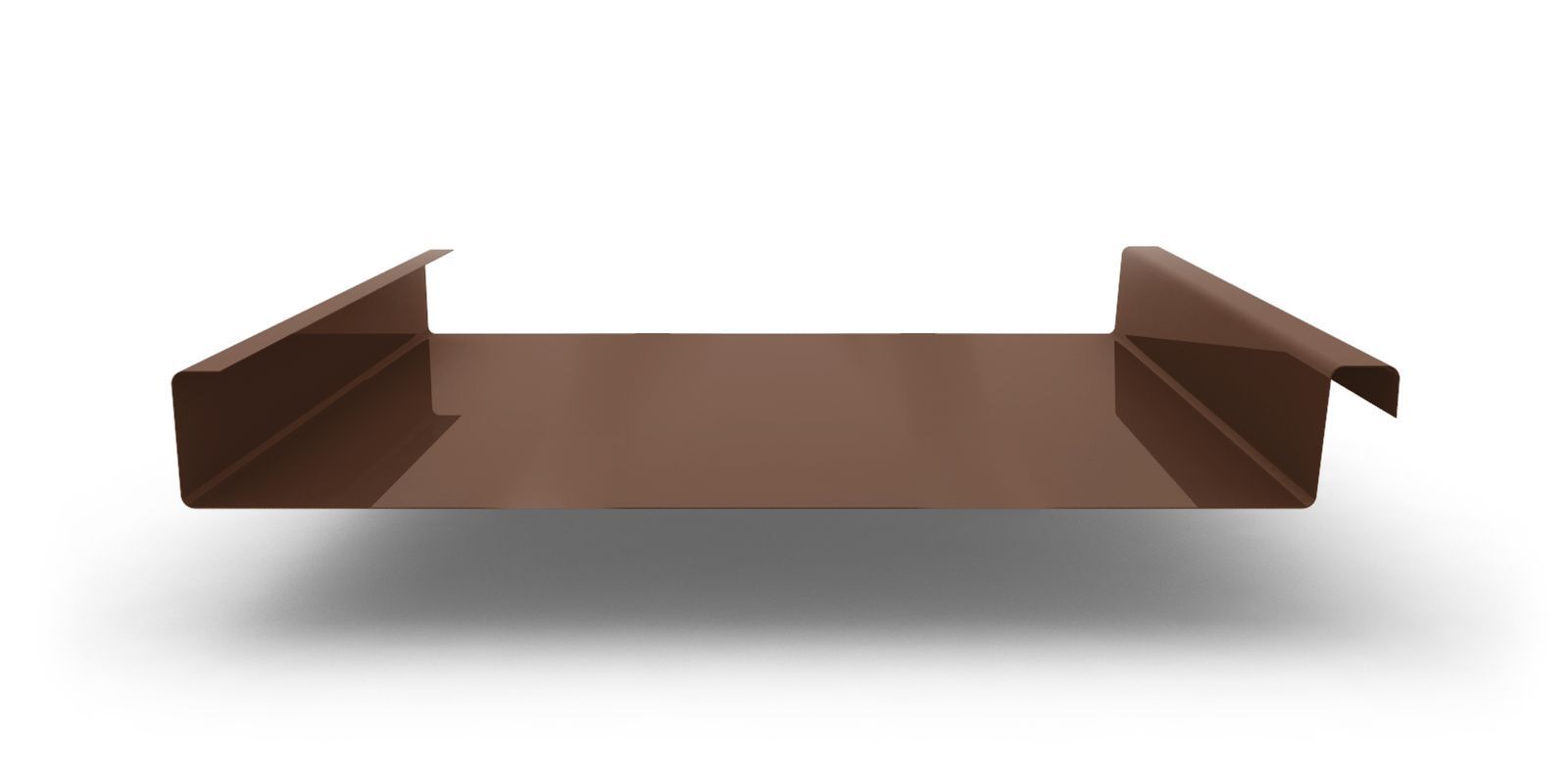 Двойной стоячий фальц гладкий с покрытием PURMAN®, толщина 0,50 мм, цвет Argillite ПрофЛайн, купить Двойной стоячий фальц гладкий с покрытием PURMAN®, толщина 0,50 мм, цвет Argillite в ПрофЛайн