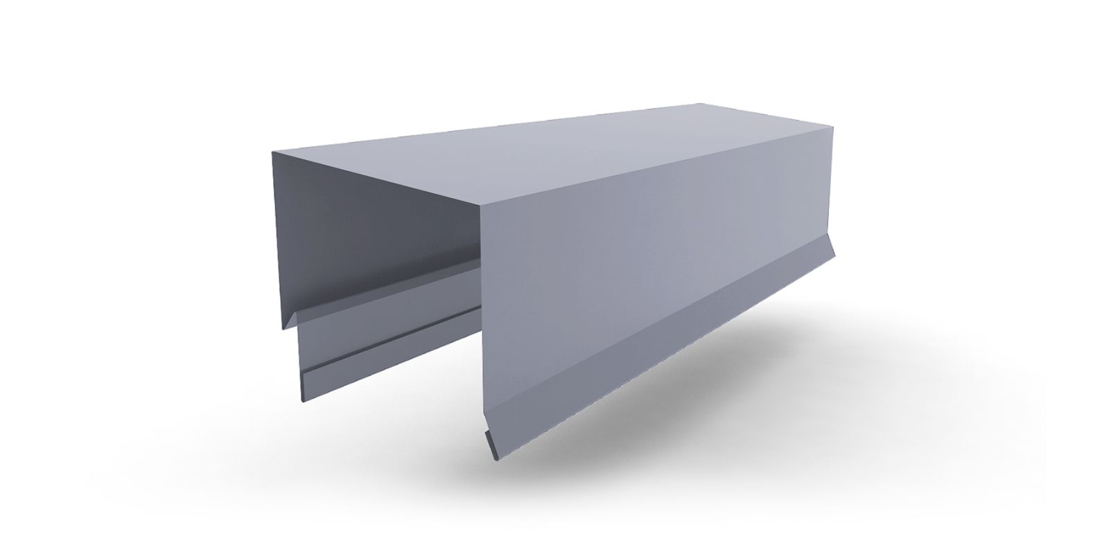 Планка парапетная с покрытием Полиэстер, цвет RAL 9006 ПрофЛайн, купить Планка парапетная с покрытием Полиэстер, цвет RAL 9006 в ПрофЛайн