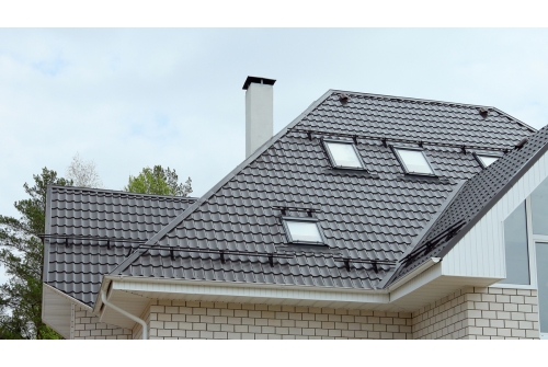 Металлочерепица Классик ("Classic") v02 0,5 Satin RAL 7004 сигнальный серый ПрофЛайн, купить Металлочерепица Классик ("Classic") v02 0,5 Satin RAL 7004 сигнальный серый в ПрофЛайн