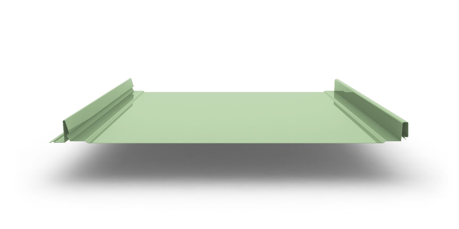 Кликфальц Pro с покрытием Полиэстер, толщина 0,45 мм, цвет RAL 6019 ПрофЛайн, купить Кликфальц Pro с покрытием Полиэстер, толщина 0,45 мм, цвет RAL 6019 в ПрофЛайн
