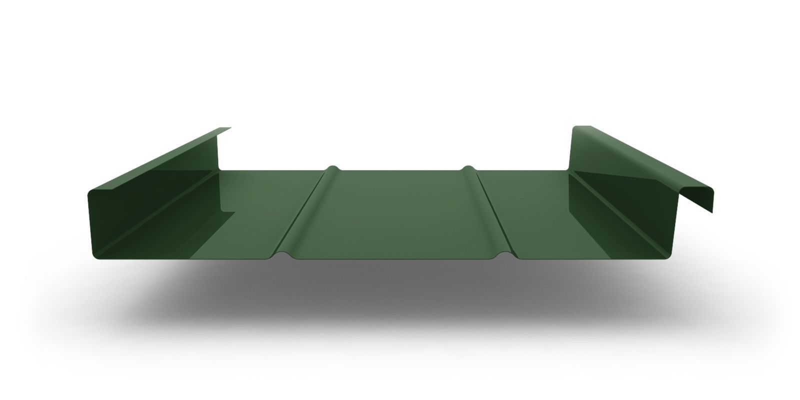 Двойной стоячий фальц Line с покрытием Полиэстер, толщина 0,70 мм, цвет RAL 6029 ПрофЛайн, купить Двойной стоячий фальц Line с покрытием Полиэстер, толщина 0,70 мм, цвет RAL 6029 в ПрофЛайн