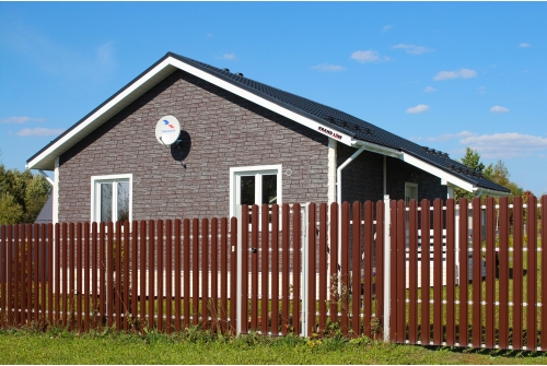 Металлочерепица Классик ("Classic") v02 0,5 Satin RAL 8017 шоколад ПрофЛайн, купить Металлочерепица Классик ("Classic") v02 0,5 Satin RAL 8017 шоколад в ПрофЛайн