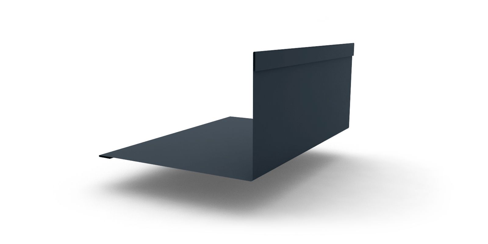 Планка примыкания к стене фальц с покрытием GreenCoat® Pural®, цвет RR 23 ПрофЛайн, купить Планка примыкания к стене фальц с покрытием GreenCoat® Pural®, цвет RR 23 в ПрофЛайн