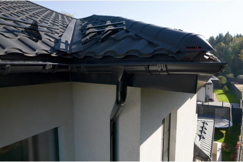 Металлочерепица "Кредо" ("Kredo") v01 0,5 Drap RAL 9005 черный ПрофЛайн, купить Металлочерепица "Кредо" ("Kredo") v01 0,5 Drap RAL 9005 черный в ПрофЛайн