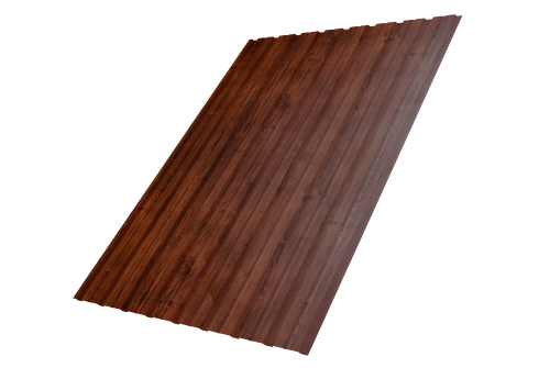 Профнастил С10B Grand Line 0,45 Print Premium Cherry Wood Fresh TwinColor Профлайн