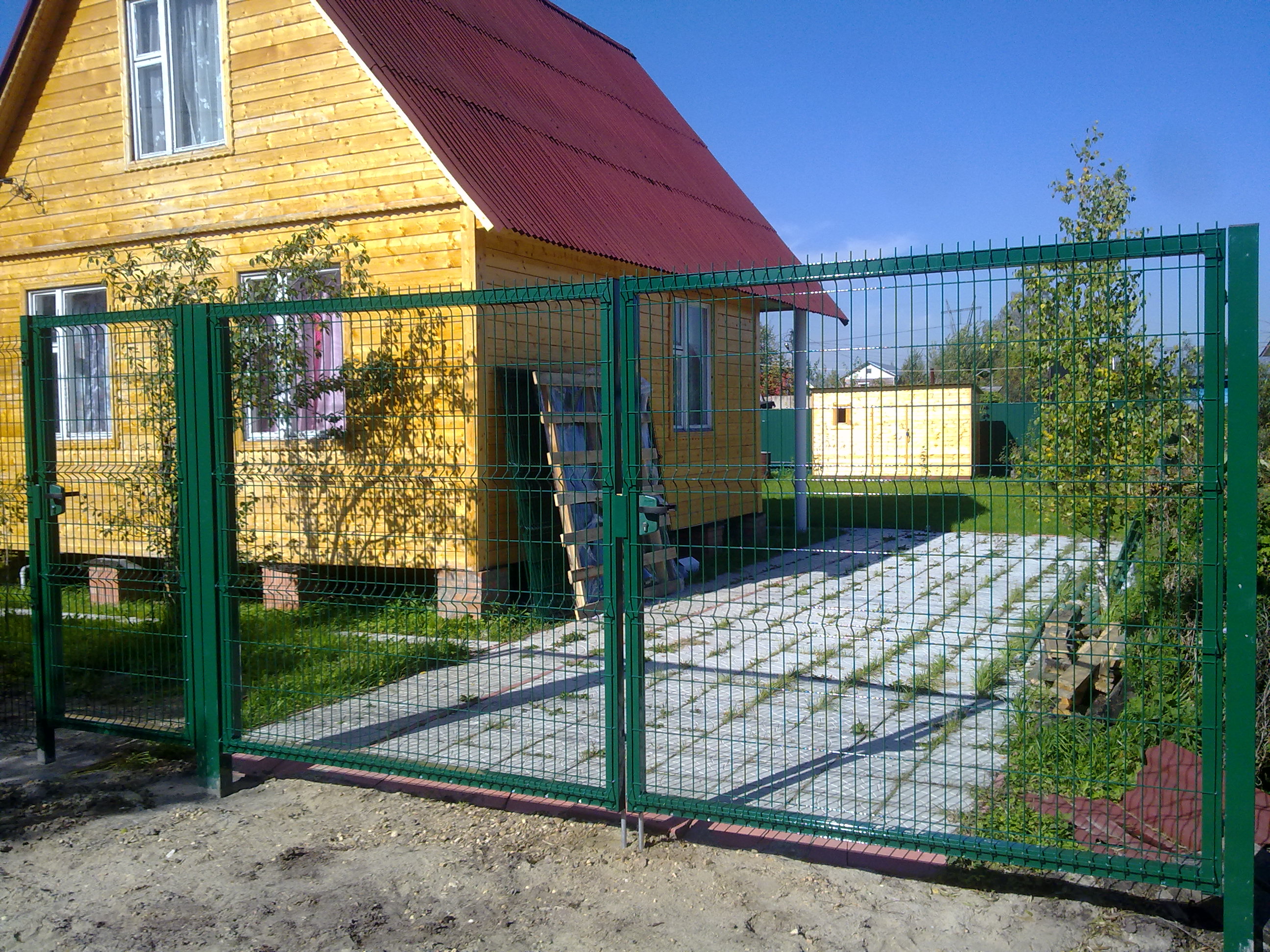 Калитка Profi с замком 2,03х1 RAL 6005 ПрофЛайн, купить Калитка Profi с замком 2,03х1 RAL 6005 в ПрофЛайн