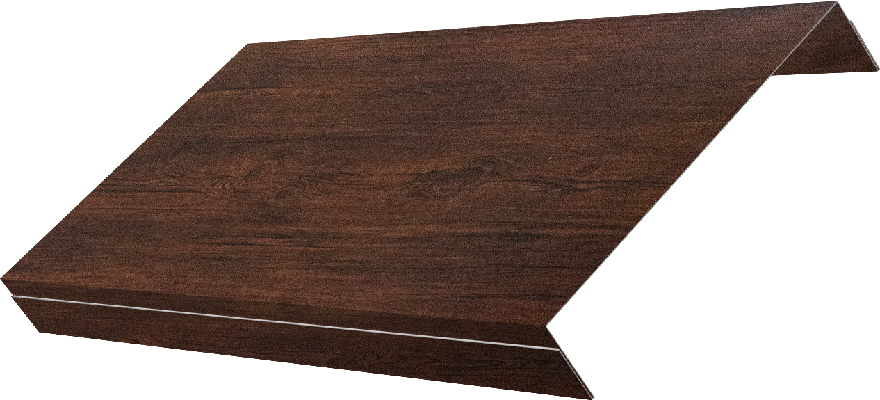 Ламель обратная 150 забора жалюзи Техас 0,45 Принт Премиум двухсторонний Бразильская вишня темная Фреш ПрофЛайн, купить Ламель обратная 150 забора жалюзи Техас 0,45 Принт Премиум двухсторонний Бразильская вишня темная Фреш в ПрофЛайн