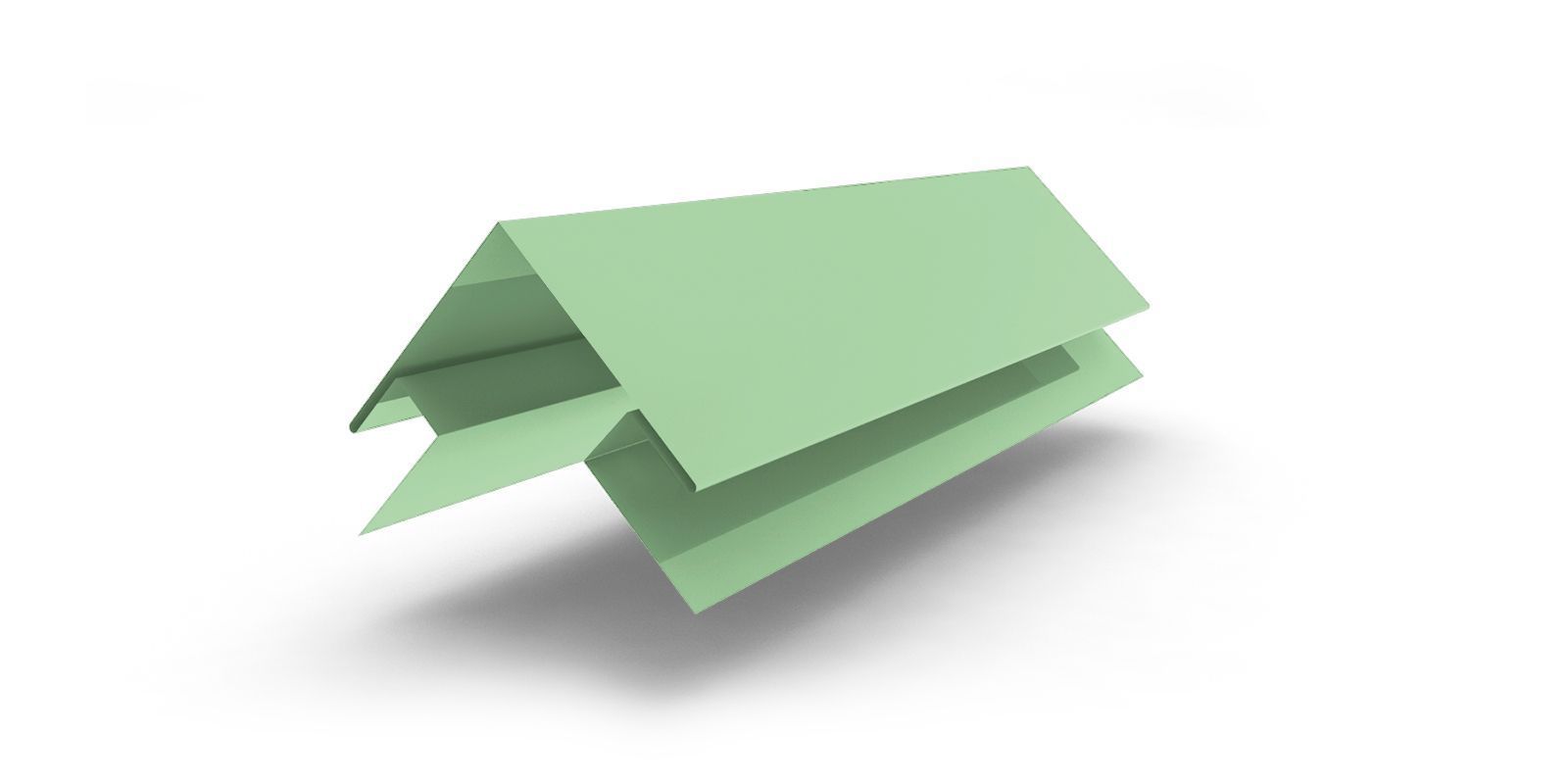 Планка угла наружного сложного с покрытием Полиэстер, цвет RAL 6019 ПрофЛайн, купить Планка угла наружного сложного с покрытием Полиэстер, цвет RAL 6019 в ПрофЛайн