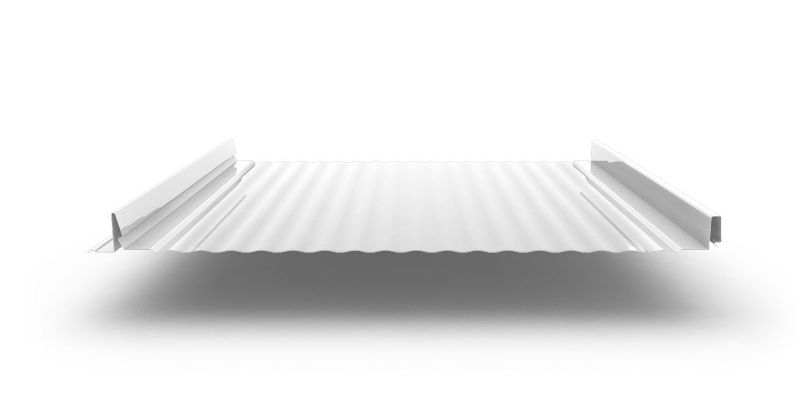 Кликфальц Pro Gofr с покрытием Satin®, толщина 0,50 мм, цвет RAL 9003 ПрофЛайн, купить Кликфальц Pro Gofr с покрытием Satin®, толщина 0,50 мм, цвет RAL 9003 в ПрофЛайн