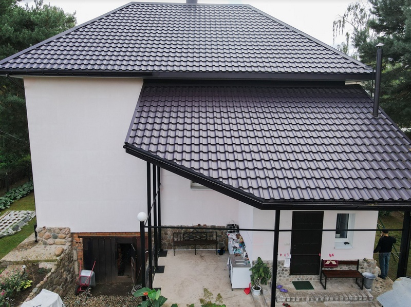 Металлочерепица Металл-Профиль Трамонтана-SL 0,5 PURETAN® RAL 8017 Коричневый шоколад ПрофЛайн, купить Металлочерепица Металл-Профиль Трамонтана-SL 0,5 PURETAN® RAL 8017 Коричневый шоколад в ПрофЛайн