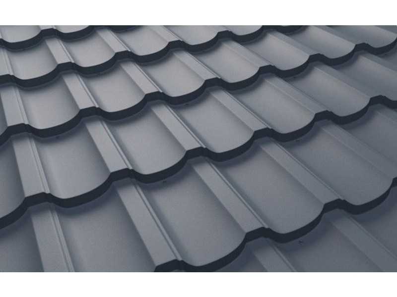 Металлочерепица Металл-Профиль Трамонтана-X 0,5 PURMAN® RAL 7024 Серый графит ПрофЛайн, купить Металлочерепица Металл-Профиль Трамонтана-X 0,5 PURMAN® RAL 7024 Серый графит в ПрофЛайн