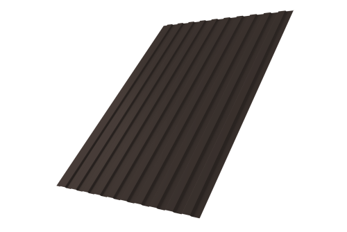 Профнастил С8B v01 Grand Line 0,45 Drap TX RR 32 темно-коричневый Профлайн