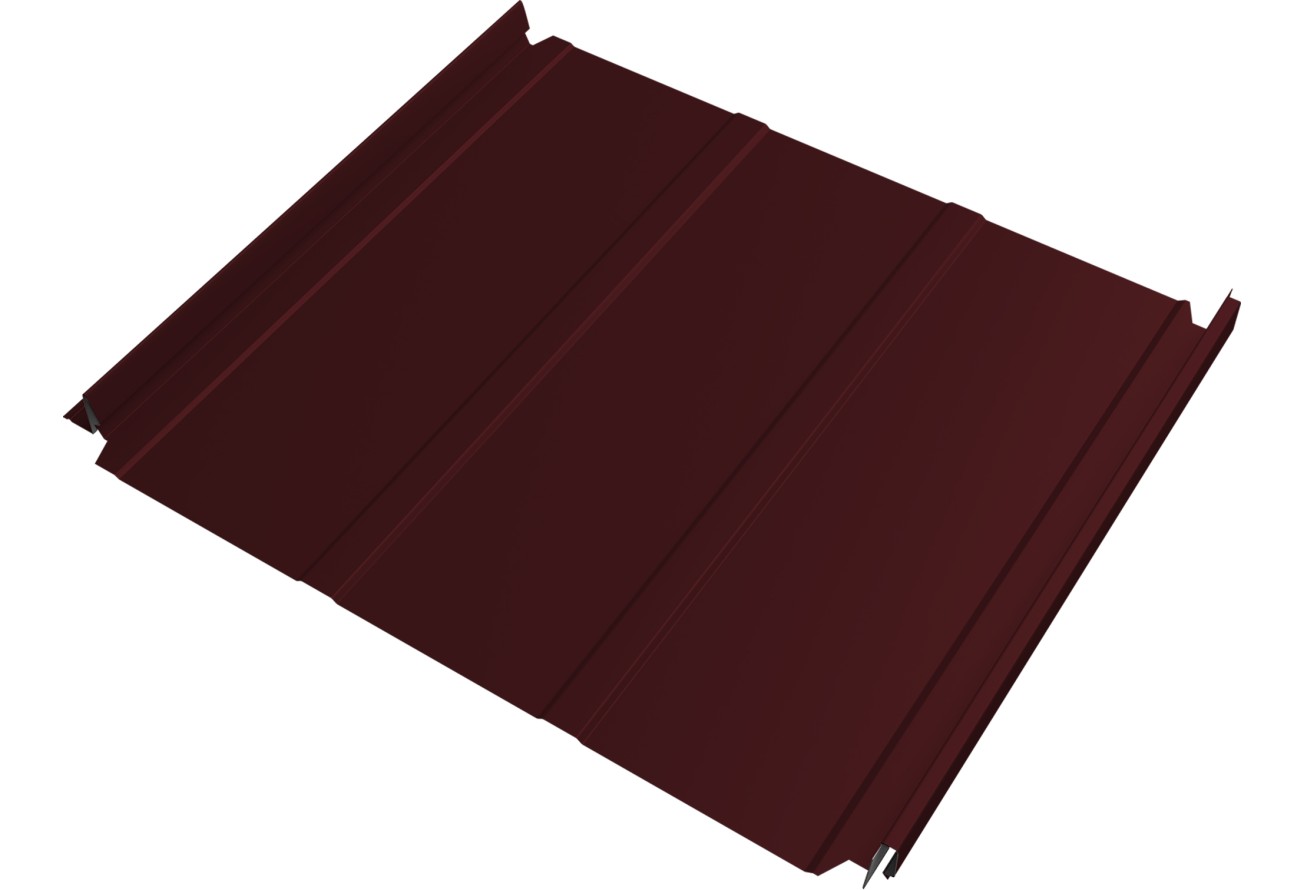 Кликфальц Double Pro Line 0,45 Drap ТР с пленкой на замках RAL 3005 красное вино ПрофЛайн, купить Кликфальц Double Pro Line 0,45 Drap ТР с пленкой на замках RAL 3005 красное вино в ПрофЛайн
