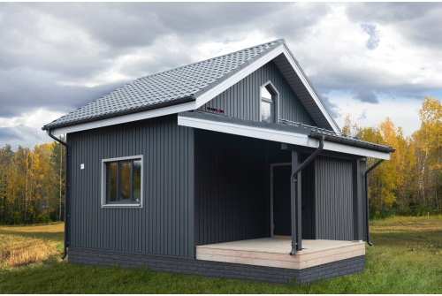 Металлочерепица "Кредо" ("Kredo") v01 0,5 Satin Matt TX RAL 7024 мокрый асфальт ПрофЛайн, купить Металлочерепица "Кредо" ("Kredo") v01 0,5 Satin Matt TX RAL 7024 мокрый асфальт в ПрофЛайн